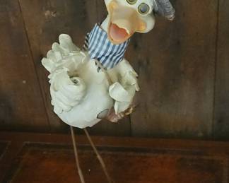 Whimsical Duck Figurine