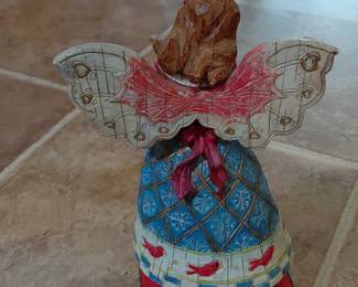 Woodcarving Angel Figurine second image