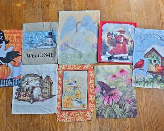 Assorted Decorative Garden Flags