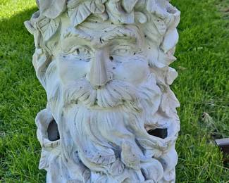 Green Man Face Planter