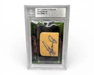 134 2011LeafBestofBaseballKenGriffeyJrCutSignatureAutoCard