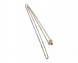 31 14kItaly22BoxChainNecklace244g