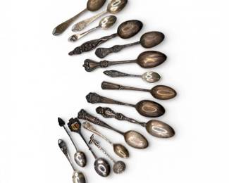 64 SterlingSouvenirSpoonCollection230g