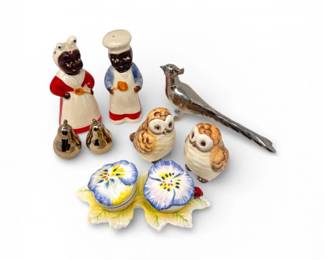 105 VintageModernSaltPepperShakersAnthropologieOwlsMore