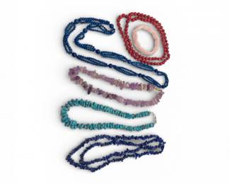 127 NaturalStoneJewelryAmethystTurquoiseLapisRoseQuartzMore