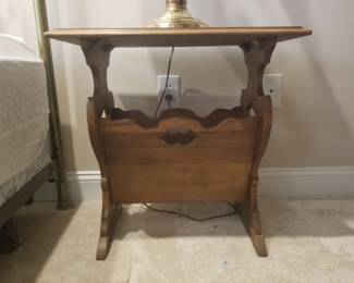 Magazine Rack Side Table 