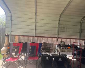 GCI Outdoor Rocker Chair, Bench Seats with Warmers and Dolly