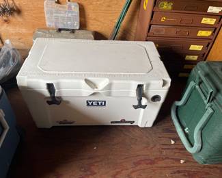 Yeti Cooler, and Coleman Ice Chest