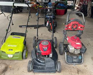 Lawnmowers and PowerWasher