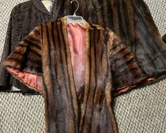 Vintage Fur Ponchos