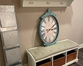 Large clock, and great storage