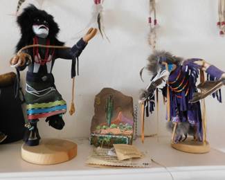 W. Yazzie signed Navajo Snake Dancer