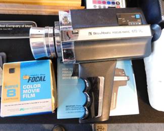 Bell and Howell Focus-matci 672/XL, with film