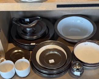 Brown and white DIshes