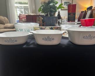 Corningware Blue Cornflower Casserole Dishes