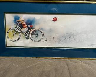 Blast Off Lithograph by Susan Blackwood