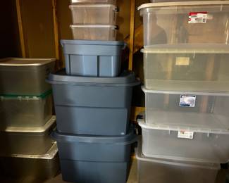 Tons of Storage Bins