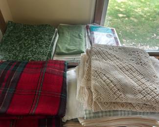 Table Full of Table Clothes
