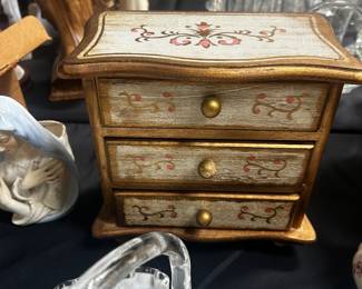 Vintage Florentine Jewelry Box