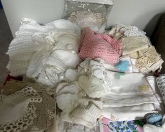 Hand Made Baby Christening Items