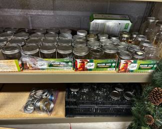 Tons of Mason Jars