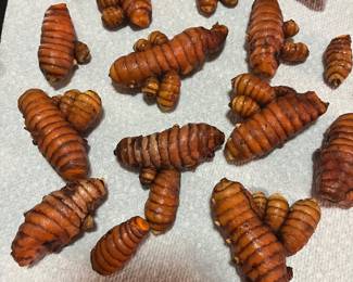 Fresh tumeric from garden