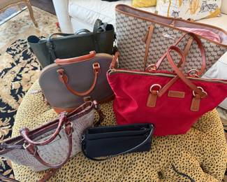 Coach, Dooney & Bourke, Brahman, Michael Kors handbags