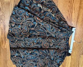 Vintage Paisley and sequins skirt