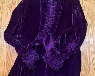 1920's Purple velvet jacket