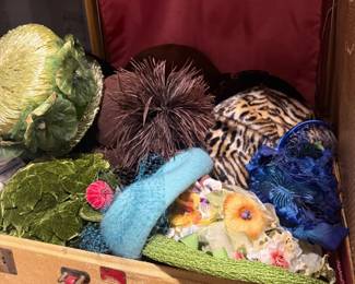 Vintage Hats and Luggage