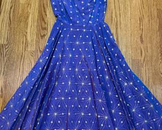 1950's Embroidered Shimmery dress