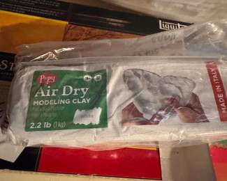 Pepy Air Dry Modeling Clay, White, . lb