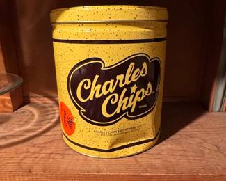 Charles Chips Potato Chip Tin