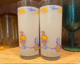 Coco Lopez Pina Colada Frosted Tumblers Set of 