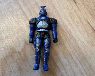 Vintage Bandai Big Bad Beetleborgs Blue Stinger Action Figure
