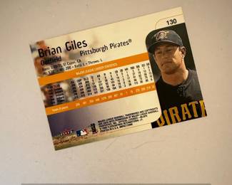 Impact Brian Giles Pittsburgh Pirates Baseball Card  second image