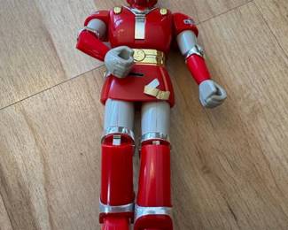 Vintage Red Battle Borg Action Figure  Mighty Morphin Alien Rangers
