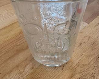 McDonalds Walt Disney World Millennium Celebration Glass Tumbler