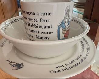 Wedgwood Peter Rabbit Piece Ceramic Nursery Set