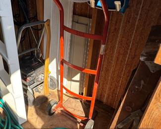 Milwaukee lb. Capacity Wheel Red Steel Standard Hand Truck