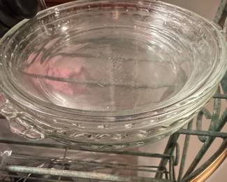 Pyrex Clear Glass Pie Plate inch 
