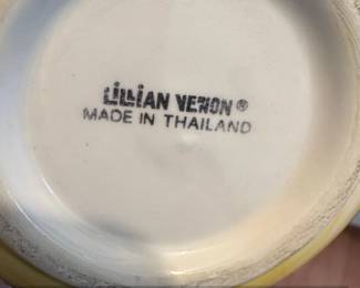 Lillian Vernon Ceramic Mixing Bowl with Toucan Design second image