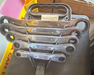 Ratchet Wrench Set with Patent No. ,,