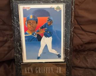 Ken Griffey Jr. Upper Deck Collectors Choice Baseball Card Plaque