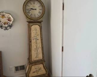 Howard Miller Paint Decorated Camille Grandfather Clock