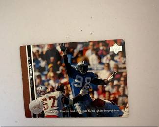 Upper Deck Henry Thomas  Football Card