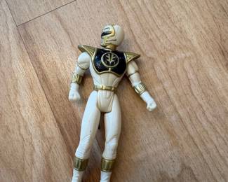 Mighty Morphin Power Rangers White Ranger Action Figure  Bandai