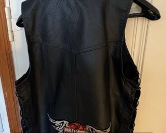 HarleyDavidson Cycle Wear U.S.A. Leather Vest fourth image