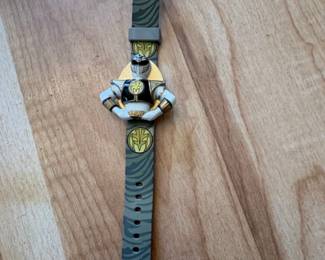 Mighty Morphin Power Rangers White Ranger Gordy Time Watch
