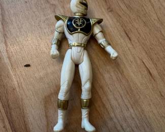 Mighty Morphin Power Rangers White Ranger McDonalds Happy Meal Toy
